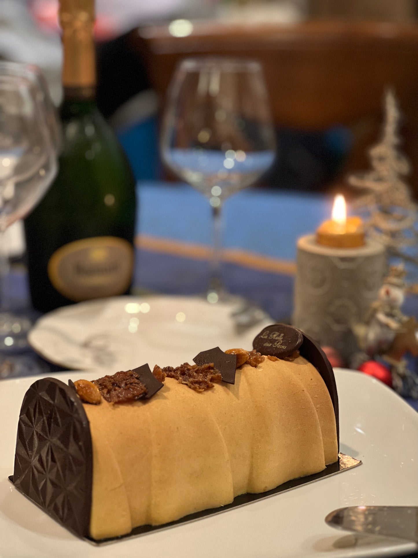 Bûche Vanille Caramel