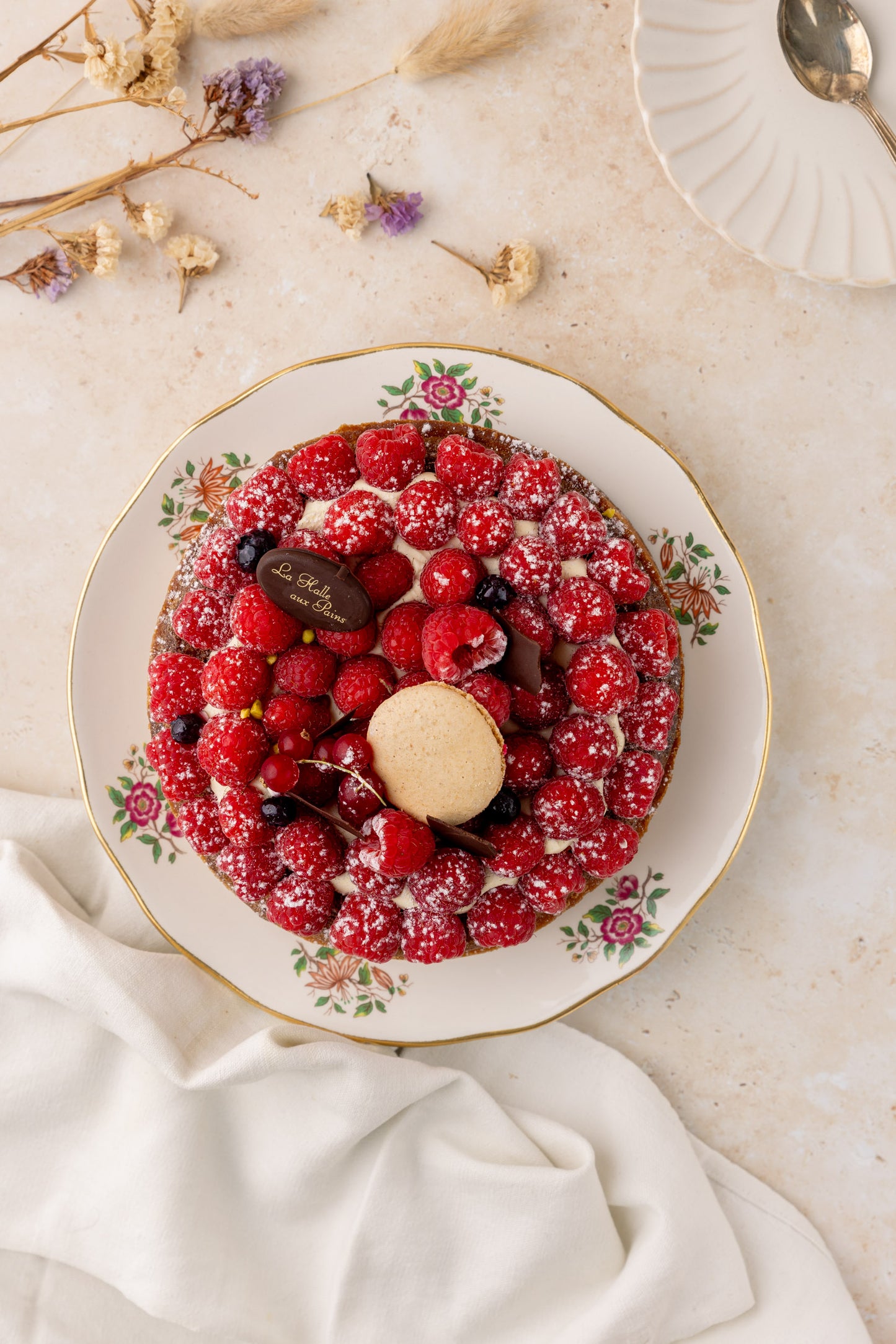 Tarte aux framboises